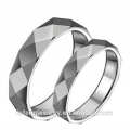 Hochglanzpolierter, schlauer Ringschmuck, modische Tungstenringe aus Silber